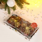 подсвечник на две свечи 12*23 см цветы, шишки (набор 2шт) - Фото 2