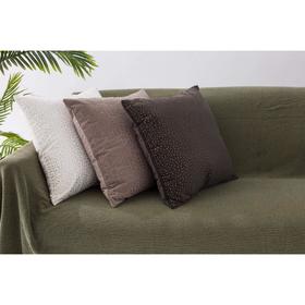 

Наволочка «Кристал», размер 30х50 см, цвет тёмно-коричневый