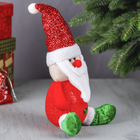 Мягкая световая игрушка "Дед Мороз в валенках" 17 см красный - Фото 2