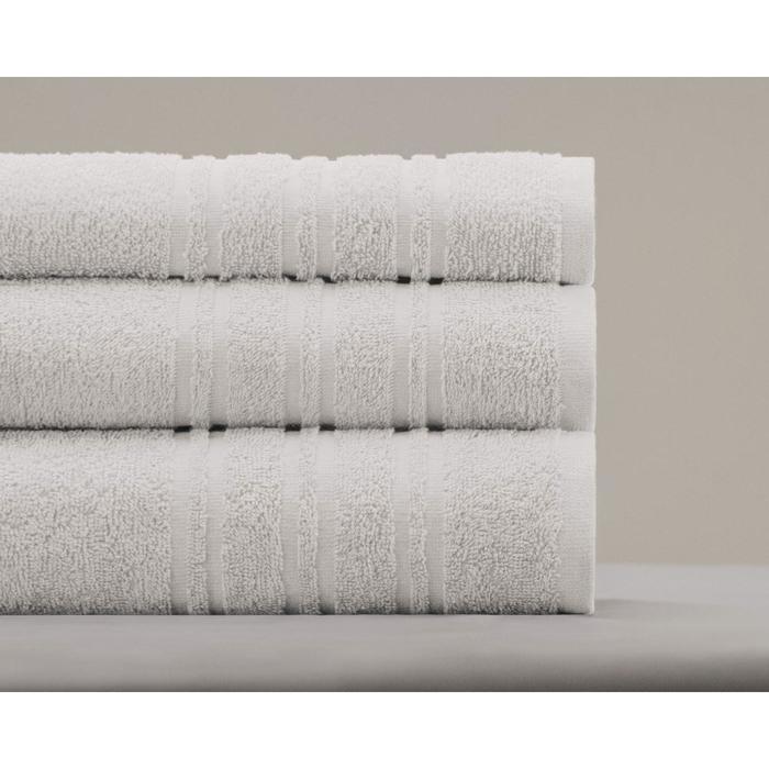 Полотенце махровое Monica, размер 100х150 см, цвет белый