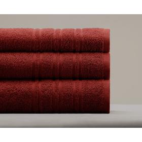 Полотенце махровое Monica, размер 100х150 см, цвет бордовый