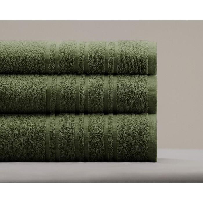 Полотенце махровое Monica, размер 50х90 см, цвет зелёный