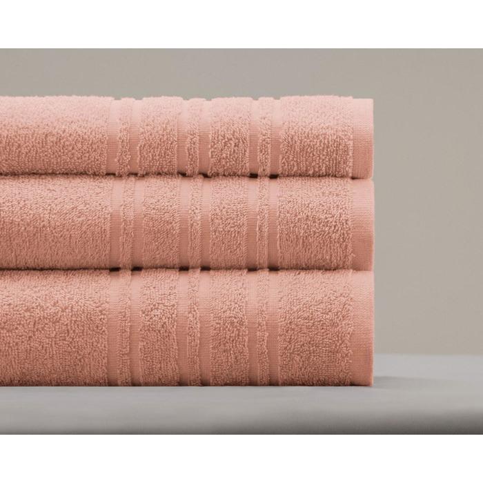 Полотенце махровое Monica, размер 70х140 см, цвет пудровый