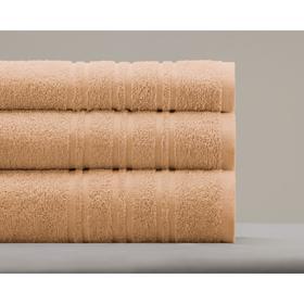 Полотенце махровое Monica, размер 70х140 см, цвет светло-бежевый