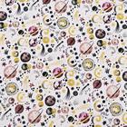 Бумага глянцевая с золотым лаком "Волшебство планет", 0,5 х 0,7 м, 2 листа - фото 32517748