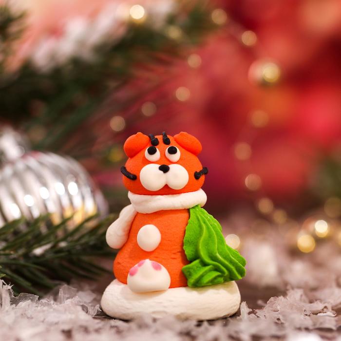 Сахарная фигурка «Тигр новогодний», 18 г - Фото 1