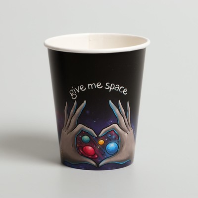 Посуда одноразовая бумажная для праздника «Космического дня рождения», набор, 6 тарелок, 6 стаканов, гирлянда