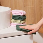 Салфетки махровые «Этель. Счастье это ты», 5 шт., 30×30 см, хлопок 100%, зелёные/розовые - Фото 6