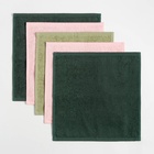 Салфетки махровые «Этель. Счастье это ты», 5 шт., 30×30 см, хлопок 100%, зелёные/розовые - Фото 7