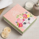 Салфетки махровые «Этель» So pretty, 5 шт., 30×30 см, хлопок 100%, зелёные/розовые - Фото 7