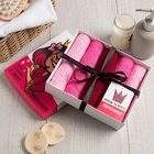 Салфетки махровые «Этель. Богиня», 5 шт., 30×30 см, хлопок 100%, розовые - Фото 3