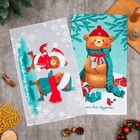Полотенца кухонные «Новогодняя сказка» 35×60 см-2 штуки, 100% хлопок - Фото 2