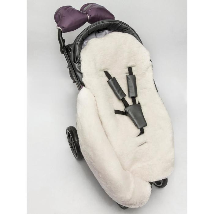 Конверт зимний меховой Snowy Baby, размер 85 см, цвет фиолетовый - фото 1911595174