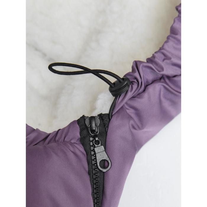 Конверт зимний меховой Snowy Baby, размер 85 см, цвет фиолетовый - фото 1911595177