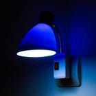 Бра в розетку «Классика» 1×10 Вт Е27 синий 10×14.5×25 см - Фото 6