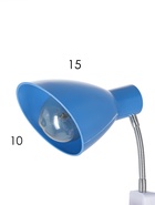 Бра в розетку «Классика» 1×10 Вт Е27 синий 10×14.5×25 см - Фото 6
