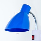 Бра в розетку «Классика» 1×10 Вт Е27 синий 10×14.5×25 см - Фото 7