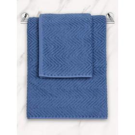Полотенце Victoria, размер 50х70 см, цвет голубой