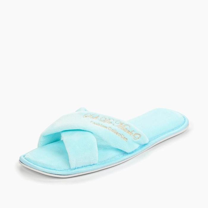 Тапочки 5 женские размер 36-37 цвет голубой 725₽