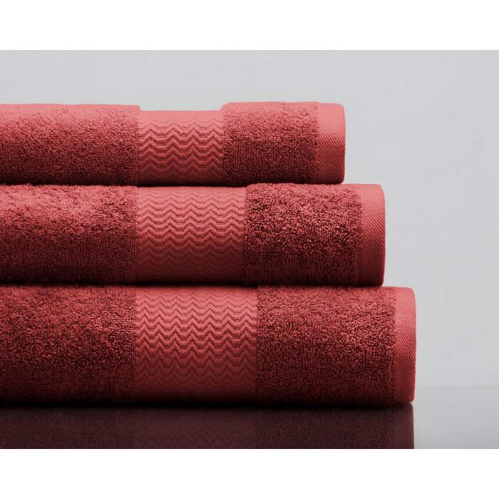 Полотенце махровое Charlie, размер 100х150 см, цвет бордовый