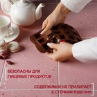 Форма для шоколада Доляна «Конфетка», 21×10 см, 15 ячеек (2,3×2,3 см), цвет коричневый - Фото 2