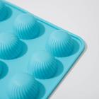 Форма для шоколада Доляна «Шарики», силикон, 24×11,5 см, 15 ячеек (d=2,8 см), цвет МИКС - Фото 2