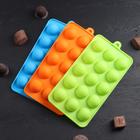 Форма для шоколада Доляна «Шарики», силикон, 24×11,5 см, 15 ячеек (d=2,8 см), цвет МИКС - Фото 8