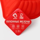Форма для выпечки Доляна «Сердце. Немецкий кекс», силикон, 17×17 см, красная - Фото 7