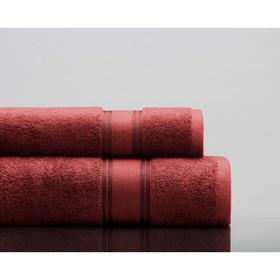 Полотенце махровое Taylor, размер 50х90 см, цвет бордовый