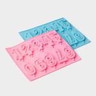 Форма для шоколада Доляна «Цифры», силикон, 26×21 см, 10 ячеек (7×4 см), МИКС - Фото 5