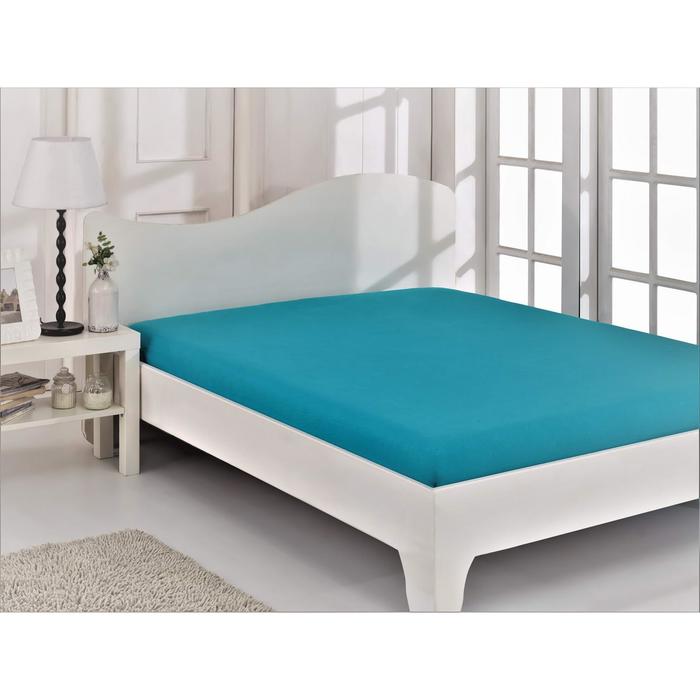 

Простыня на резинке Sofi De Marko, трикотаж, размер 160х200х30 см, цвет бирюзовый