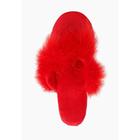 Тапочки №1 женские, размер 38, цвет бордовый - Фото 3