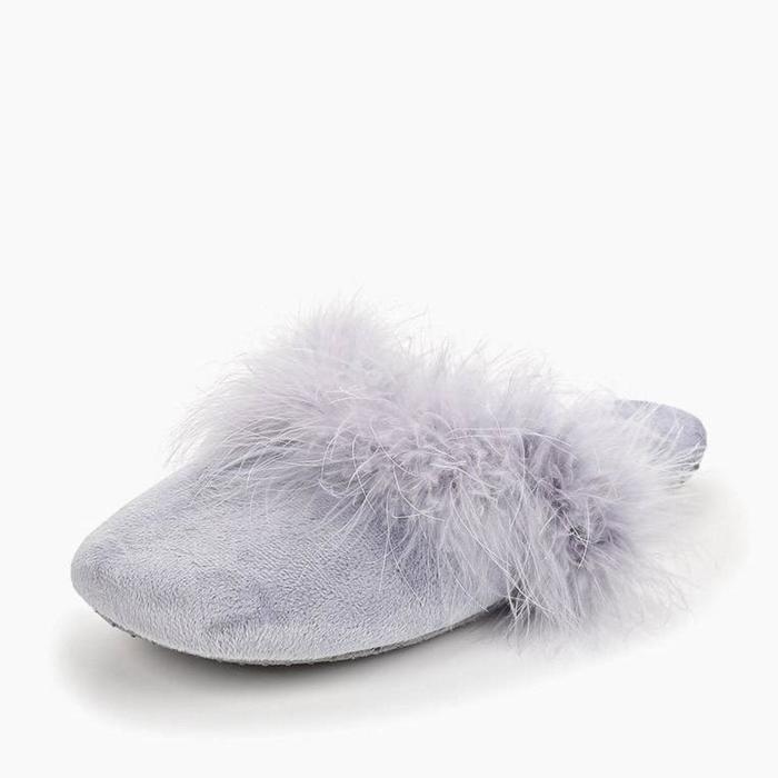 Тапочки 1 женские размер 36-37 цвет серый 841₽