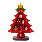 Сувенир «Ёлка с ячейками под подарки», 14.5×19.5 см, красная - Фото 5