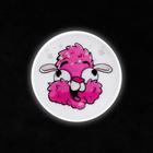 Набор светоотражающий «Лама», 4 стикера. - фото 21323573