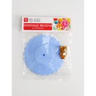 Крышка-непроливайка силиконовая Доляна «Мишка», d=11 см, цвет голубой - Фото 5