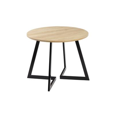 Стол «ГЕРМЕС», d=940 мм, цвет дуб небраска/опора чёрный