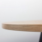 Стол раздвижной «РИМ», d=940(1390) мм, цвет дуб небраска/опора чёрный 7127392