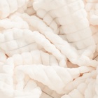 Плед «Этель. Клетка», 150×200 см, корал-флис, 240 г/м², 100% полиэстер, молочный - Фото 3