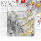 Кулон «Снежинка» let it snow, цвет белый в серебре, 35 см 6908370 - фото 13174086