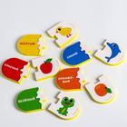 УЦЕНКА Макси - пазлы для ванны (головоломка), парные «Учим цвета», 5 пазлов, 10 деталей - Фото 2