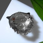 Брошь «Тигр», цвет чёрный в серебре - Фото 2