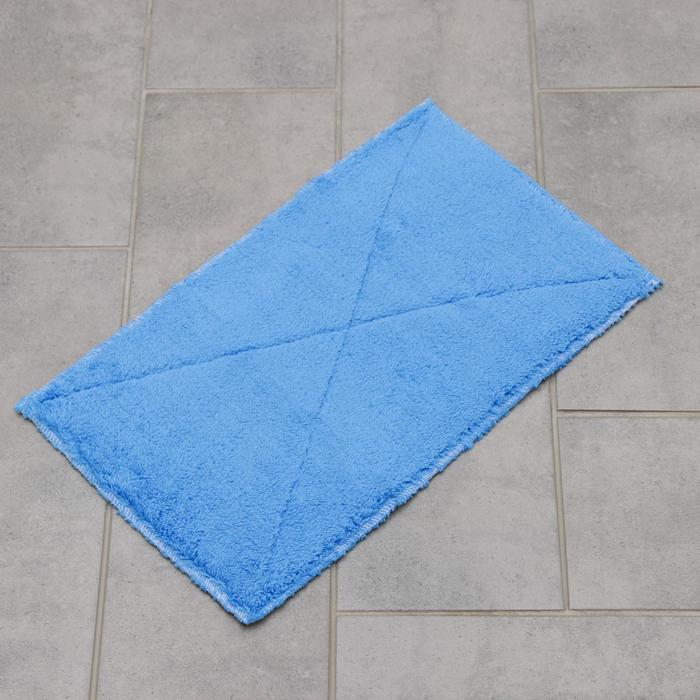 Насадка для швабры с зажимом-бабочкой Доляна арт. 2803176, 38×24 см, микрофибра - Фото 1