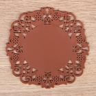 Набор подставок под горячее «Чаепитие», 4 шт, 10 см, цвет МИКС - Фото 6