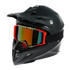 Очки-маска для езды на мототехнике, стекло хамелеон, красный-хаки, ОМ-5 5865016