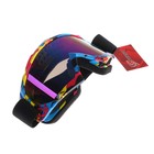 Очки-маска для езды на мототехнике, стекло сине-фиолетовый хамелеон, камуфляж-бомбер, ОМ-16 - Фото 5