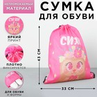 Сумка болоньевая для обуви «Сияй!», 33х43х0,5 см - Фото 1