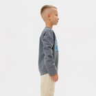 Свитшот для мальчика MINAKU: Casual collection цвет серый, рост 104 - Фото 5