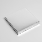 Коробочка для печенья, серебряная, 20×20×3 см 7142835