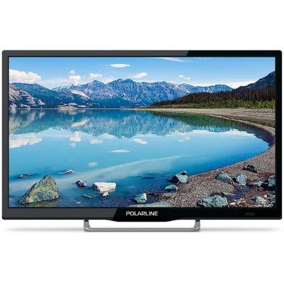 Телевизор PolarLine 24PL12TC, 24", 1366х768, DVB-T2/C, 1xHDMI, 1xUSB, чёрный